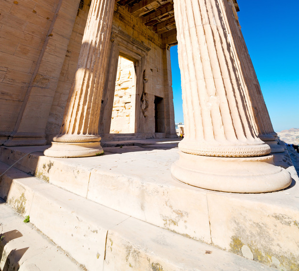  athens en griego la vieja arquitectura y la parte histórica del lugar
 - Foto, imagen