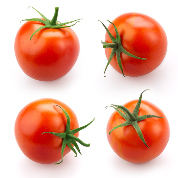 Tomato set isolated on white - Foto, Imagem