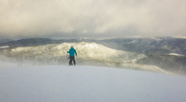 Winter Ski Resort Mountain Terrain - Foto, Bild