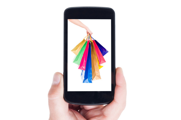 Concept de shopping mobile
 - Photo, image
