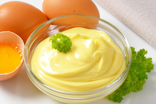Bowl of egg mayonnaise - Photo, Image