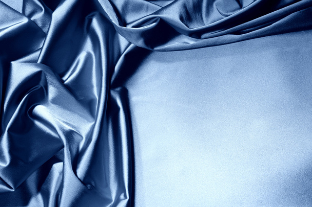 Blue satin - Foto, afbeelding
