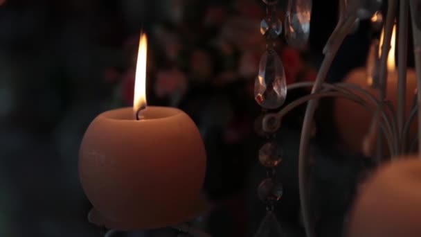 decorative candles Full HD - Кадры, видео