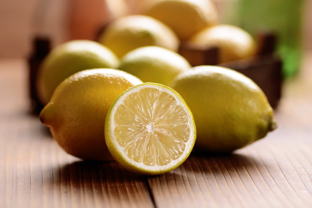 yellow lemon cut - Photo, Image