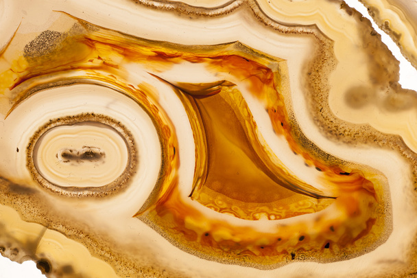 Banded Agate mineral - Photo, Image