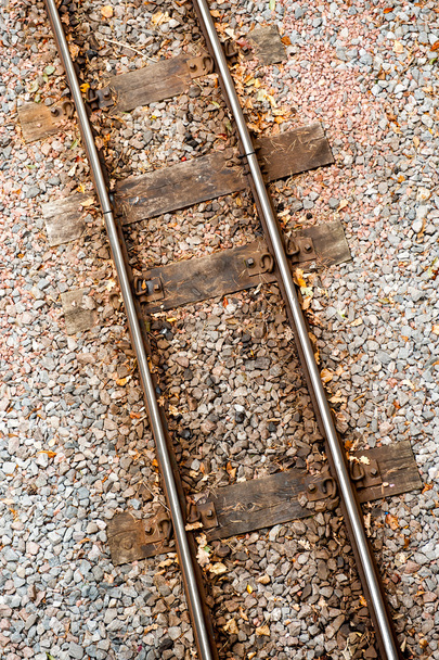 Rusty ailway track from above - Photo, Image