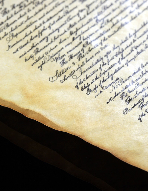 Calligraphy handwriting on old vintage paper - Fotografie, Obrázek