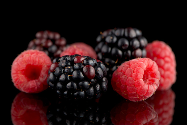 Blackberry and raspberry - Photo, Image