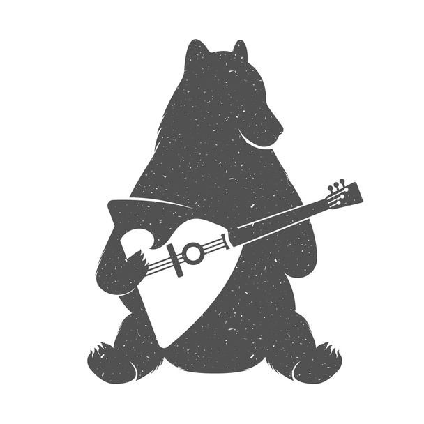 Vector Illustration Funny Bear - Wektor, obraz