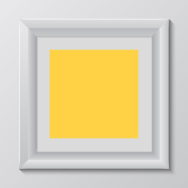marco colorido vacío en la pared
 - Vector, imagen