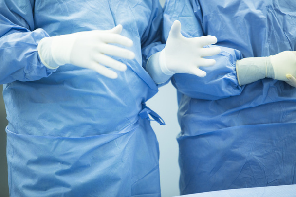 Nemocniční operační sál lékařské chirurgický ruce - Fotografie, Obrázek