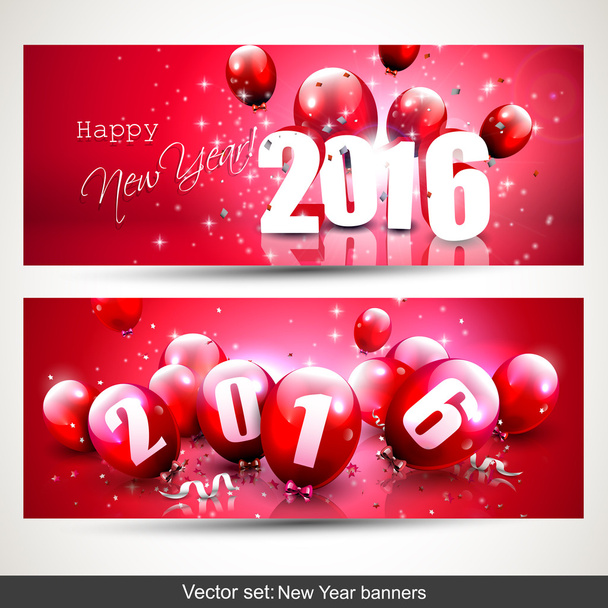 New Year 2016 - Vektor, kép