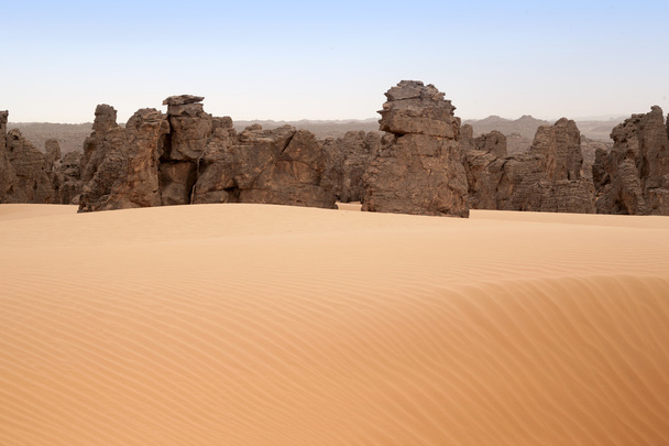 Τεράστια αμμόλοφους της ερήμου - Φωτογραφία, εικόνα