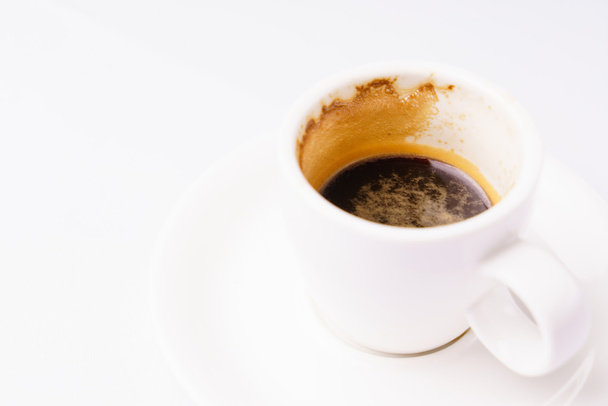cup of coffee on white - Fotó, kép