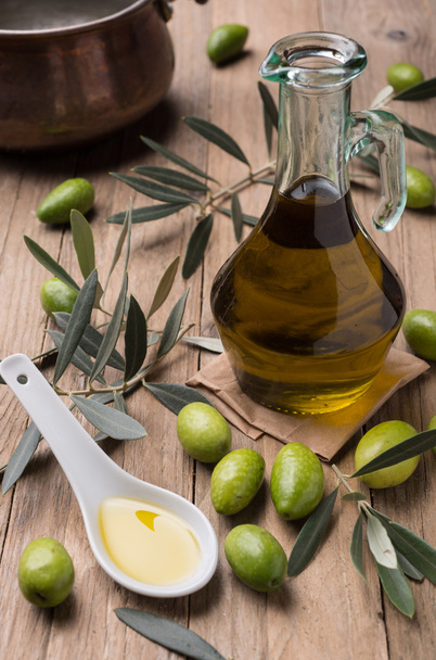 Olive oil composition - Фото, изображение