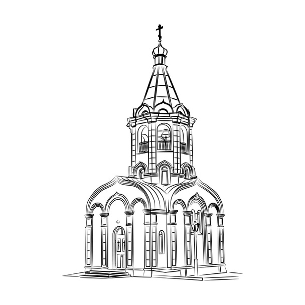 Silhouette di una cappella russa. Illustrazione vettoriale
. - Vettoriali, immagini