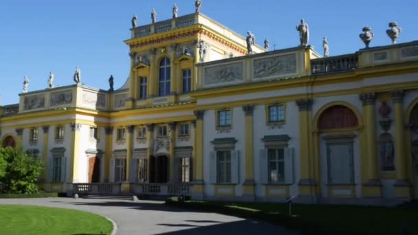 Wilanow Palace, Warsaw, Poland - Footage, Video