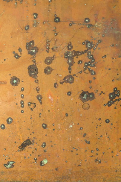 Oxidized copper plate - Valokuva, kuva