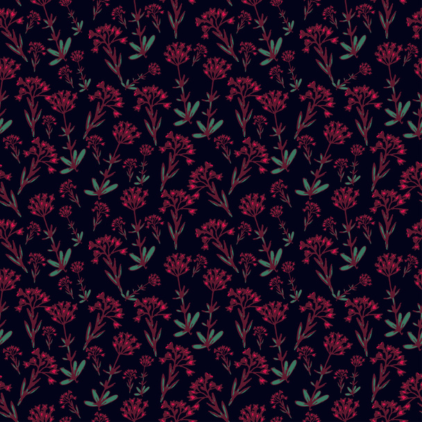 Floral decorative pattern - Διάνυσμα, εικόνα