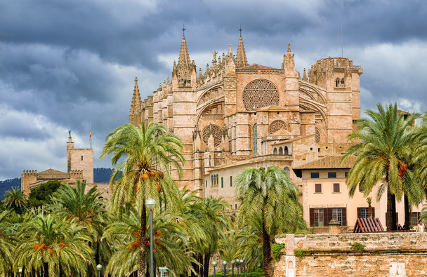 Dôme de style gothique de Palma de Majorque, Espagne
 - Photo, image