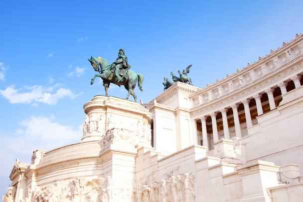 Rooma, Italia - 21. syyskuuta 2015: Victor Emmanuelin kansallinen muistomerkki
 - Valokuva, kuva