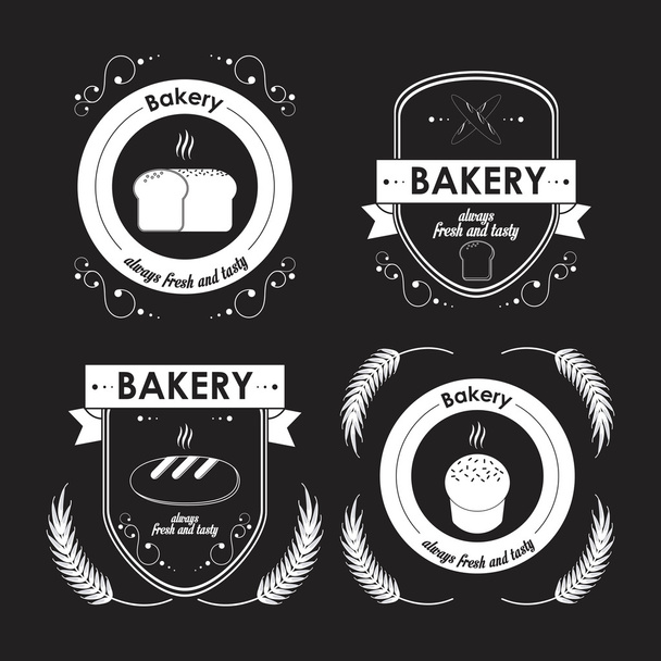 Дизайн иконок пекарен
 - Вектор,изображение