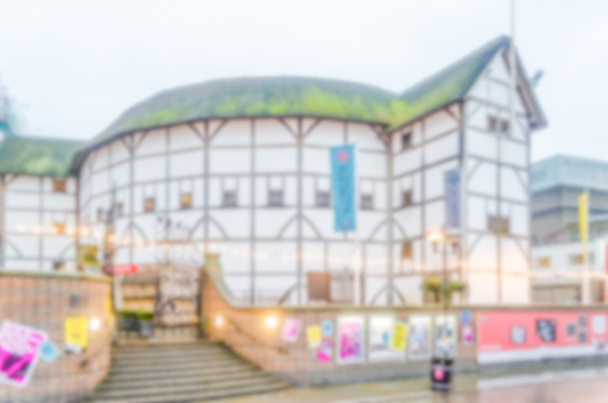 Defokussierter Hintergrund des Shakespeare 's Globe Theatre in London - Foto, Bild