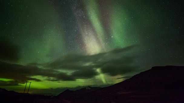 Polarlichter Norwegen içinde - Video, Çekim