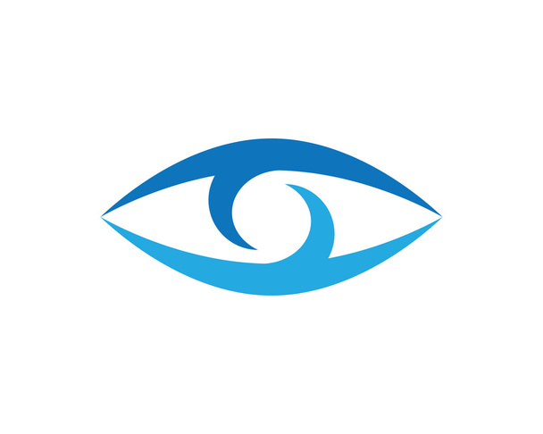 Göz Bakımı Logo Şablonu - Vektör, Görsel