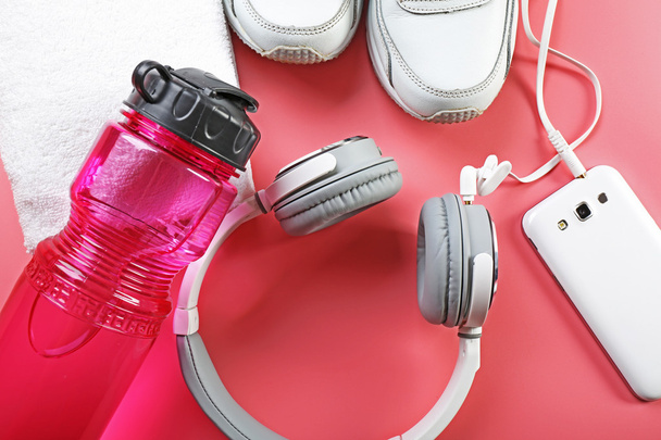 Headphones and sport equipment - Fotografie, Obrázek