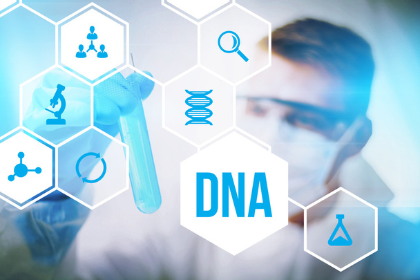 DNA research forensic science - Foto, Bild