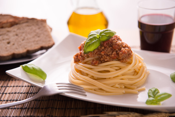 Spaghetti Bolognese vegan - Foto, Bild