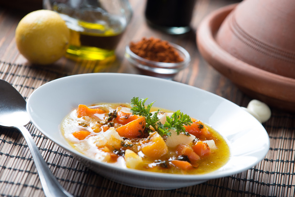 Марокканський суп з гарбуза
 - Фото, зображення
