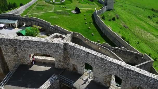 Spis castelo no leste da Eslováquia
 - Filmagem, Vídeo