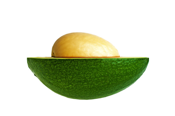 Avocado isolated on a white background - Foto, afbeelding