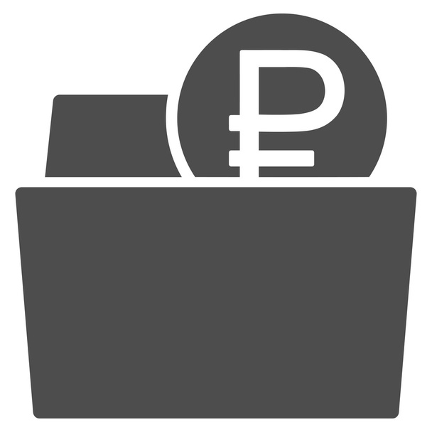 Rouble Wallet Icon - ベクター画像