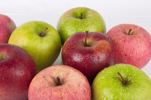 Mixed Fresh Apples - Foto, imagen