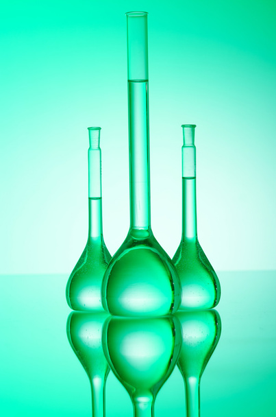 Chemical glass tubing in lab - Foto, imagen