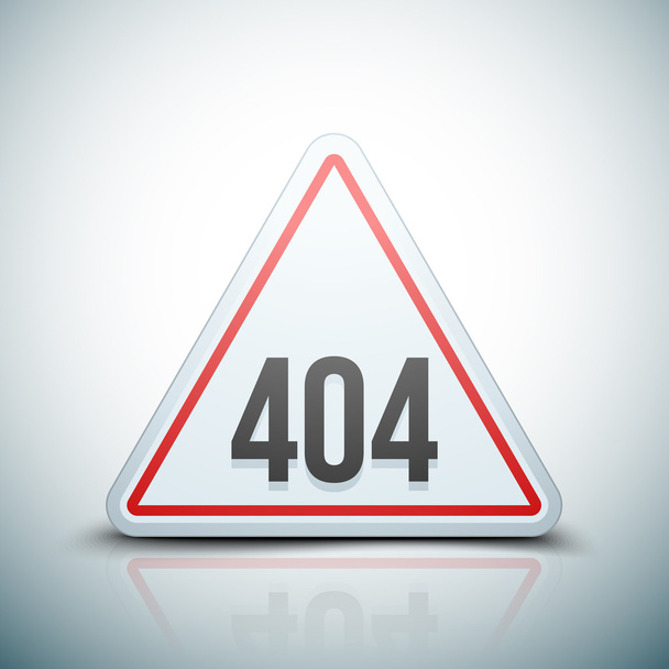 404 not found エラー記号 - ベクター画像