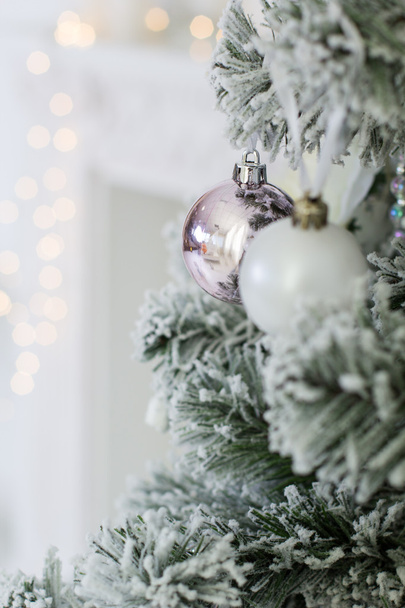 Christmas ball on new year tree - Photo, image