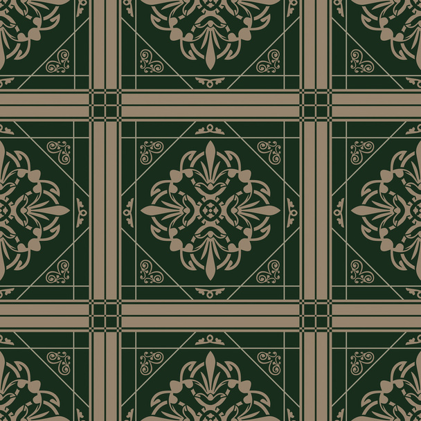 Seamless elegant Ornamental pattern.Ceramic tiles. Orient traditional ornament. Oriental and ethnic art theme. - Vektor, obrázek
