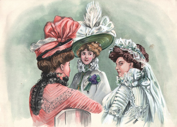 Dames in hoeden - Foto, afbeelding
