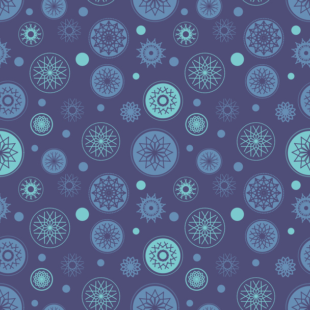 Holiday Background, Snowflake Abstract Background, Snowflake Pattern. - Vector, imagen