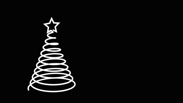 Arany spirál karácsonyfa - Felvétel, videó