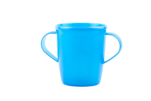 une tasse bleue
 - Photo, image