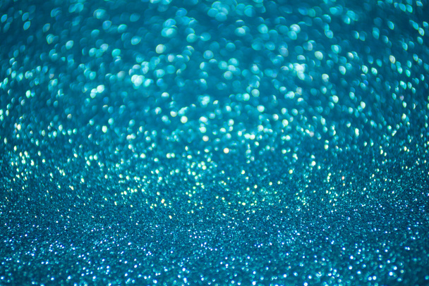Desfocado abstrato azul luzes fundo
 - Foto, Imagem
