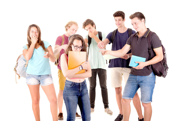 group of teenagers posing - Foto, Bild
