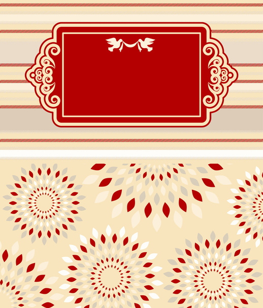 Vintage background with lace ornaments for Valentine's Day - Фото, зображення