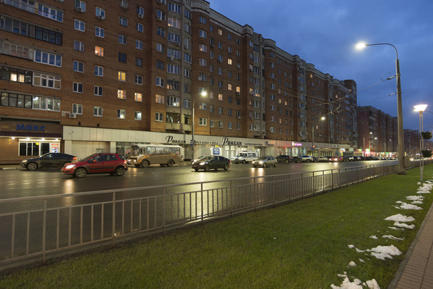 Nizhny Novgorod, Russia - November 02. 2015. The central street named after  writer Gorky - Foto, Imagen