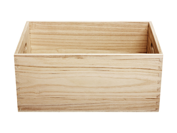 Empty wood Box - Фото, изображение
